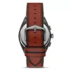 Fossil FS5799 Vīriešu Minimālistisks Kvarca Pulkstenis 44mm Melna Āda