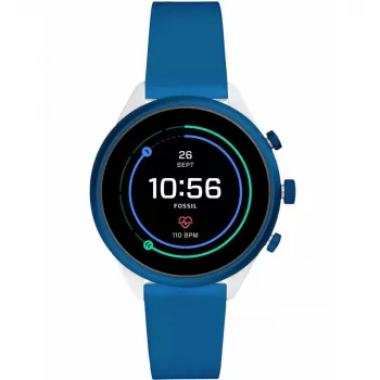 Fossil Women's FTW6051 41mm Smartwatch Rose Gold-Tone Stainless Steel