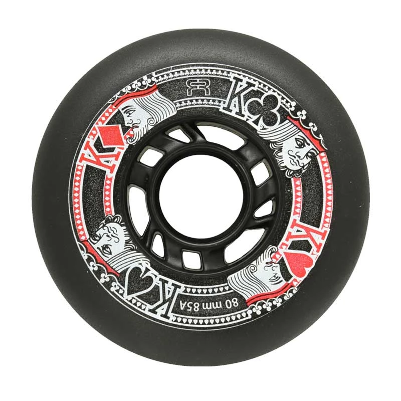 FR - ROUE STREET KINGS WHEELS 76mm White Pink