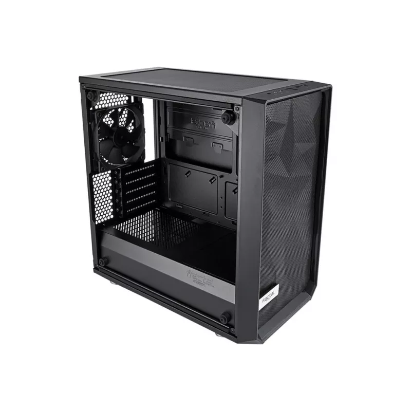 Fractal Design Meshify C Mini Dark TG Micro ATX korpuss ar rūdīta stikla logu