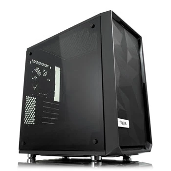 Fractal Design Meshify C Mini Dark TG Micro ATX korpuss ar rūdīta stikla logu