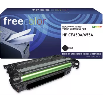 Freecolor M652K-FRC toneru kasetne melna 12500 lapas saderīga ar HP CF450A