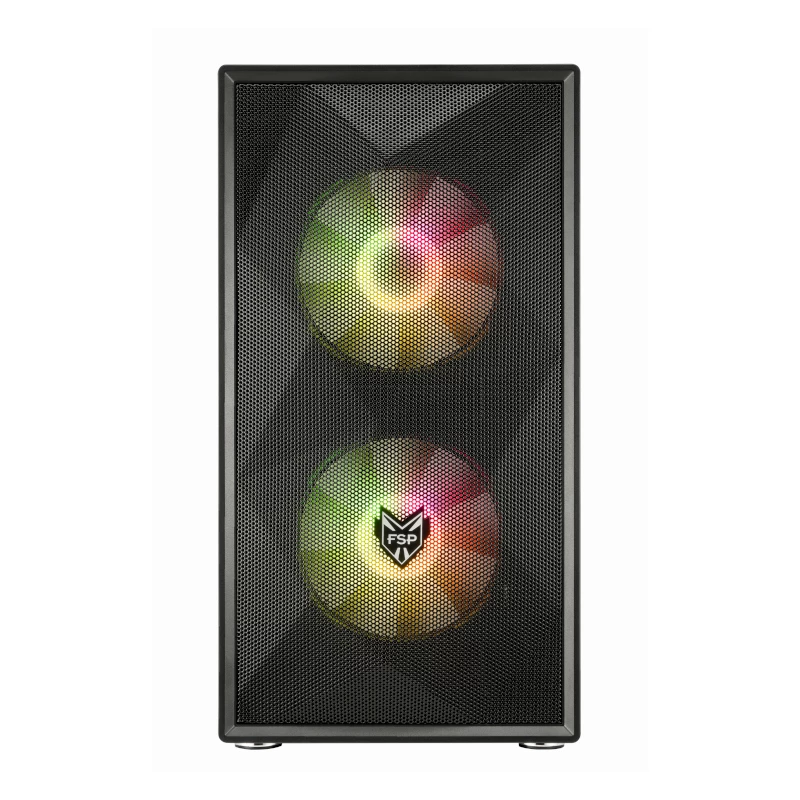 FSP CST130A Micro-ATX spēļu korpuss - melns