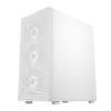 FSP M220 ATX vidējais tornis spēļu korpuss - balts