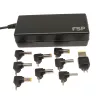 FSP NB 45W universāls Ultrabook adapteris - 19V 2.37A, 8 uzgaļi, melns