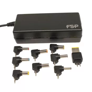 FSP NB 45W universāls Ultrabook adapteris - 19V 2.37A, 8 uzgaļi, melns