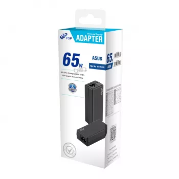 FSP PRO 65W universāls klēpjdatora adapteris – Asus