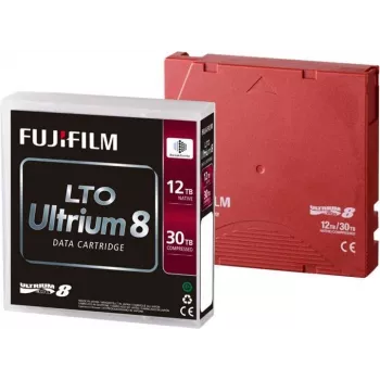 FUJIFILM LTO Ultrium 8 WORM datu kasetne 12TB/30TB ar svītrkoda etiķeti 16551233