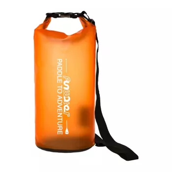 FunWater 10L ūdensnecaurlaidīga sausā soma – rullējama PVC glabāšanas soma ar plecu siksnu kanoe, laivu, kempinga un ceļošanai