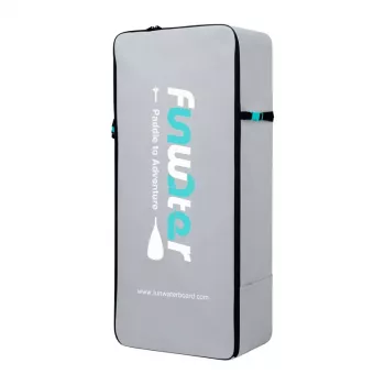 FunWater SUP Mugursoma (Grey) – 120L, Lieljaudas Oxford audums, Polsterētas siksnas