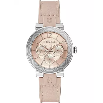 FURLA Arco Chain Sieviešu kvarca pulkstenis WW00011001L1 38mm Sudraba nerūsējošā tērauda siets