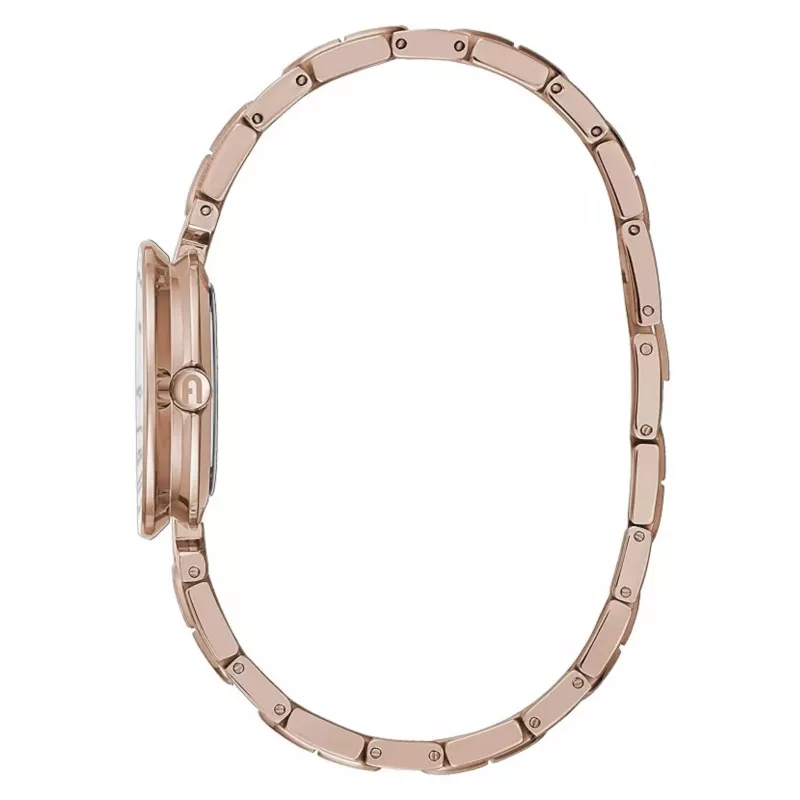 FURLA Arco Mini Sieviešu kvarca pulkstenis WW00004008L3 30mm Sudraba balts ciparnīca Melna ādas siksniņa