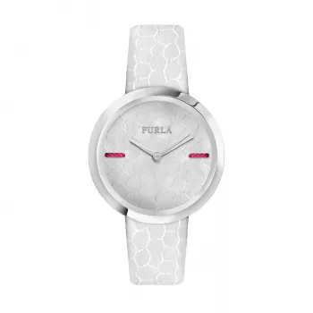 FURLA Giada Women's Quartz Analog Watch R4251110504 34mm Blue Leather