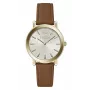 FURLA Giada Sieviešu kvarca pulkstenis WW00003002L2 38mm Sudraba ciparnīca Zila ādas siksniņa