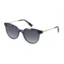 FURLA SFU602-53AGQX Sieviešu kaķacs formas saulesbrilles Havana brūns gradients 53mm