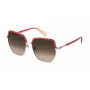 FURLA SFU623-57594Y Sieviešu kaķacu saulesbrilles Havana/Brūns gradients 57mm