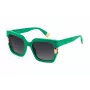 FURLA SFU624-54092X Sieviešu Havanas acetāta ģeometriskās saulesbrilles 54mm