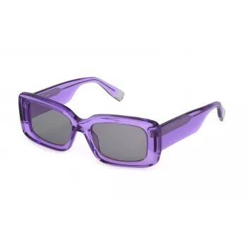 Furla SFU630V530C52 Sieviešu saulesbrilles - Acetāta rāmis, polikarbonāta lēcas, UV400 aizsardzība, 53 mm lēcu platums