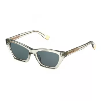 FURLA SFU777V530840 Sieviešu tauriņveida saulesbrilles Havana Brūns gradients 53mm