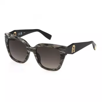 Furla SFU812-5306BZ Sieviešu saulesbrilles Brūns Havanas rāmis Brūns gradients lēcas 53mm
