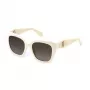 FURLA SFU812-5306Y1 Sieviešu kaķacs formas saulesbrilles Havana brūns gradients 53mm