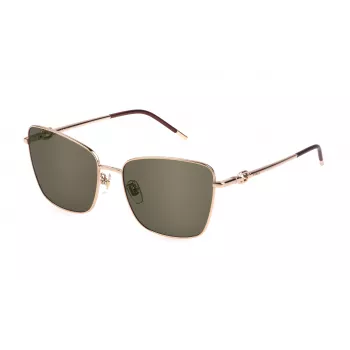 FURLA Sieviešu kaķacs formas saulesbrilles SFU714-580300 Melna/Pelēka 58mm