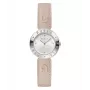 FURLA sieviešu pulkstenis WW00004004L1 30mm Nerūsējošais tērauds Kvarca analogs Rozā ādas siksniņa
