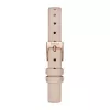 FURLA Sieviešu pulkstenis WW00018008L3 38mm Nerūsējošais tērauds Kvarca analogs Sudraba ciparnīca Melna ādas siksniņa