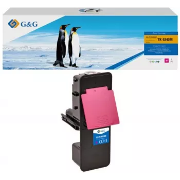 G&G 14778 saderīga tonera kasetne Kyocera TK-5240M – fuksīna, lāzera, 3000 lapas