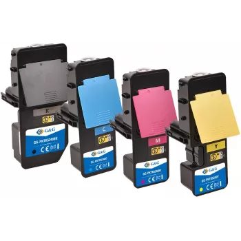 G&G 20891 Tonera kasetne 4 komplekts Melna, Ciāna, Fuksīna, Dzeltena