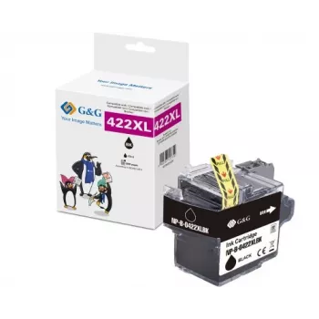 G&G saderīga melna tintes kasetne Brother LC422XLBK (3000 lappuses) 20584