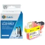 G&G saderīga Brother LC-3219Y dzeltena lielas ietilpības tintes kasetne (13990)