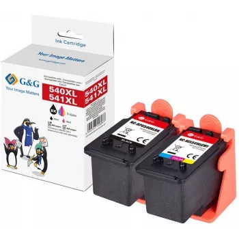 G&G saderīga tintes kasetņu komplekts 2 iepakojumā Canon PG-540XL + CL-541XL (15087)