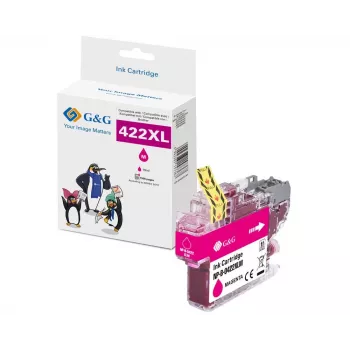 G&G saderīga fuksīna tintes kasetne Brother LC422XLM (1500 lappuses) - 20586