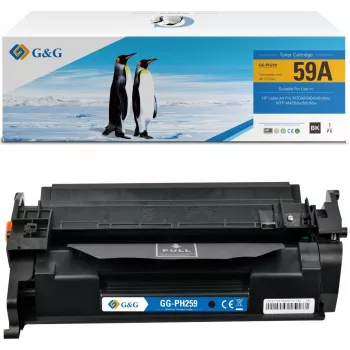 G&G saderīga tonera kasetne HP 59A / CF259A (21080) - Melna, standarta ražība, 3000 lapas