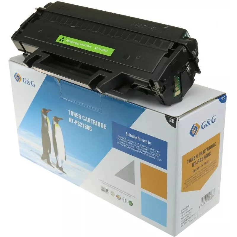 G&G saderīga tonera kasetne Samsung MLT-D101S/HP SU696A (14181) - Melna, 1500 lapas
