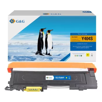 G&G saderīgs dzeltenais tonera kārtridžs Samsung CLT-Y404S / HP SU444A (14466)