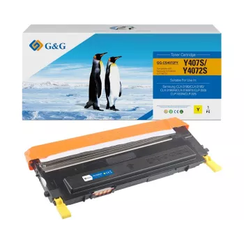 G&G saderīga dzeltenā tonera kasetne Samsung CLT-Y4072S / HP SU472A (14454)
