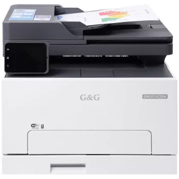 G&G GM2010CDW Krāsu lāzera daudzfunkciju printeris 3-in-1, 20lpp/min, duplekss, Wi-Fi, skārienekrāns