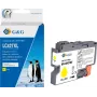 G&G tintes kasetne, saderīga ar Brother 427XL LC-427XLY dzeltena