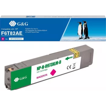 G&G tintes kasetne, saderīga ar HP 973X / F6T82AE XL Magenta