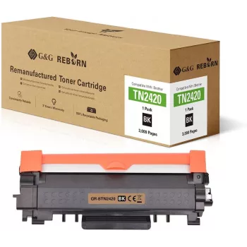 G&G Reborn Toner saderīgs ar Brother TN-2420 (Melns, 3000 lapas)