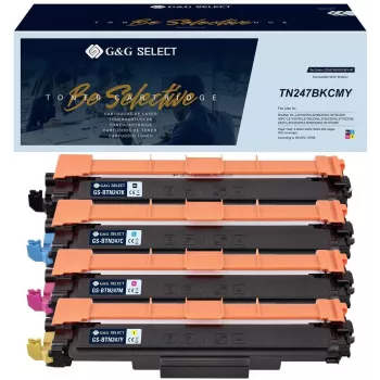 G&G Select Toner 4-Pack Brother TN-247CMYK BK/C/M/Y (21134)