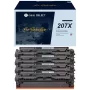 G&G Select XL Toner 4 komplekts HP 207X (Melns, Ciāns, Fuksīns, Dzeltens) - Saderīgs, lielas ietilpības