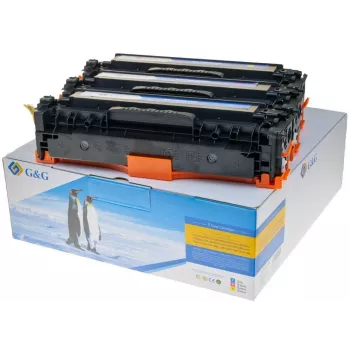 G&G Toner 3-Krāsu Komplekts HP 125A /128A/131A C/M/Y