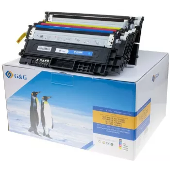G&G Toner 4-Pack Samsung CLT-P404C / HP SU365A Melns, Ciāns, Fuksīns, Dzeltens