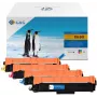 G&G Toner 4-Pack Value Set Brother TN-247 Melns, Ciāns, Fuksīns, Dzeltens (16024)