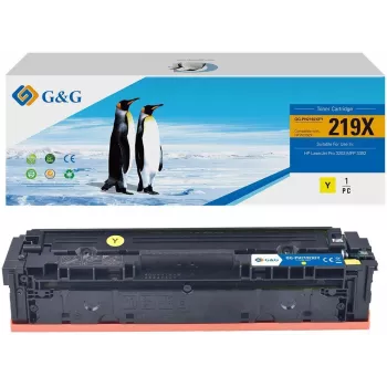 G&G Tonera kasetne HP 219X / W2192X dzeltenā (High Yield) GG-PH2192XFY
