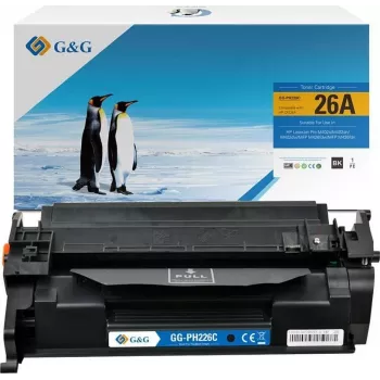 G&G Toner saderīgs ar HP 26A / CF226A (Melns, 3100 lapas)