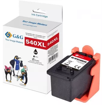 G&G XL High-Yield saderīga tintes kasetne Canon PG-540XL (melnā, 600 lapas) - 14689